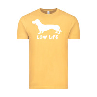 Vintage Mustard Doxie Low Life Vintage Tee - artisFamous