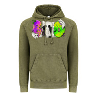 Vintage Olive Boo Ghost Cat Vintage Hoodie - texasbilliewilder