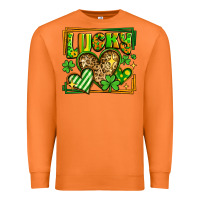 Carrot lucky st patricks day hearts Premium Sweatshirt - LillyAllenDesigns
