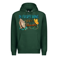 Sports Green İn Everything Give Thanks Premium Hoodie - BundleAndBundleShop