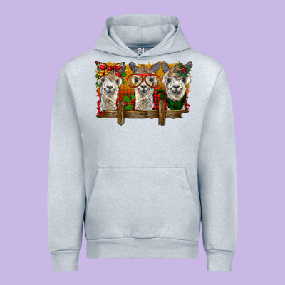 Christmas Alpacas Urban Hoodie Designed By Barkaloodesign