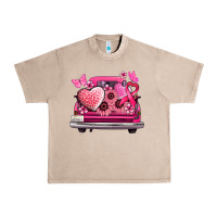 French Oak cancer truck back view Urban Heavy Tee - NancyCooperArtShop