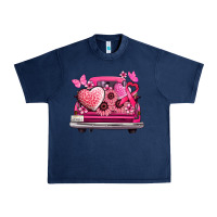 Navy cancer truck back view Urban Heavy Tee - NancyCooperArtShop