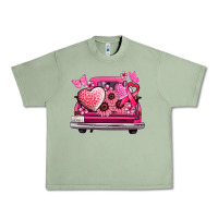 Oil Green cancer truck back view Urban Heavy Tee - NancyCooperArtShop