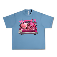 Pebble Blue cancer truck back view Urban Heavy Tee - NancyCooperArtShop