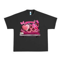 Pigment Black cancer truck back view Urban Heavy Tee - NancyCooperArtShop