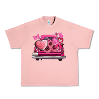 Salmon cancer truck back view Urban Heavy Tee - NancyCooperArtShop