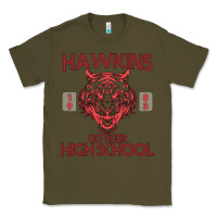 Army Green Go Tiger High School Classic Tee - Bettercallsaul
