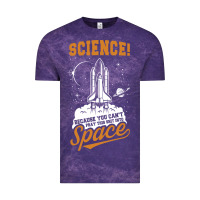 Cloud Purple Science: Because You Can't Pray This Shit Into Space Vintage Tee - artisFamous