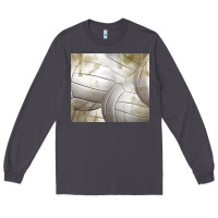 Smoke distressed volleyball pattern Long Sleeve Tee - TumblerDesignByShophia