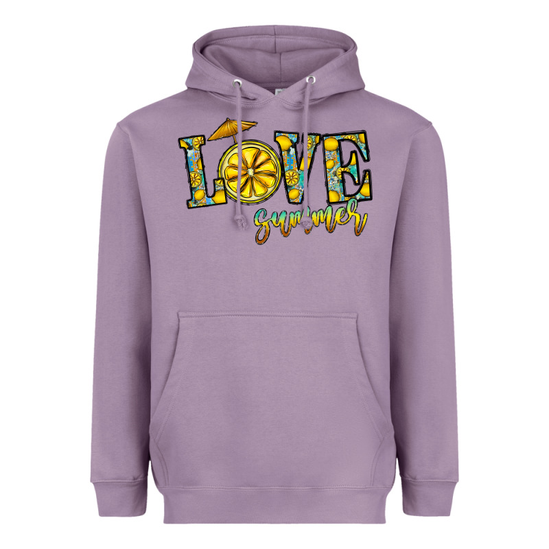 Love Summer Heavyweight Hoodie by CowhideDigitalArt | Teevron
