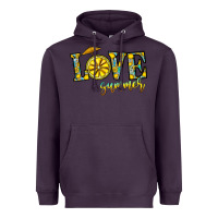 Plum love summer Heavyweight Hoodie - CowhideDigitalArt