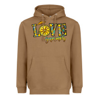 Toasted Coconut love summer Heavyweight Hoodie - CowhideDigitalArt
