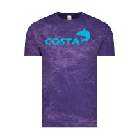 Cloud Purple costa Vintage Tee - artisFamous