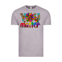 Vintage Zinc LGBTQ+ you matter with leopard Vintage Tee - NancyCooperArtShop