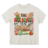 Cream the holidays are what you bake them Heavy Core Tee - MaliasSmallBusiness