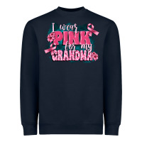 Navy i wear pink for my grandma Heavyweight Sweatshirt - FaDigitalArtStudio