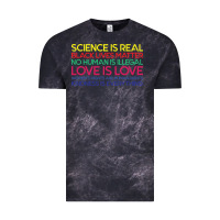 Cloud Black Anti Trump Science is Real Black Lives Matter T shirt Vintage Tee - artisFamous