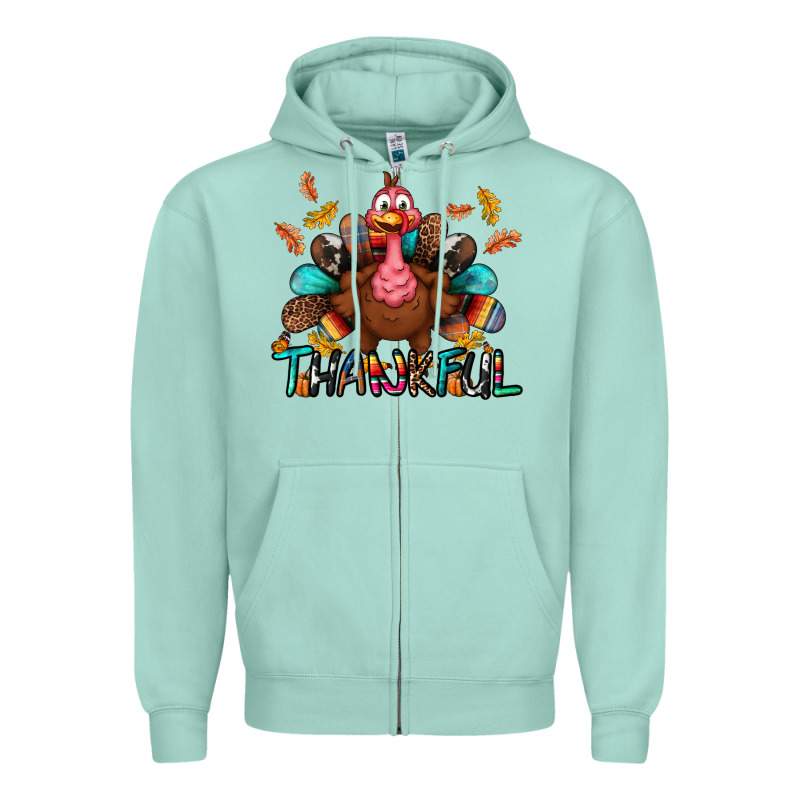 Thankful Zipper Hoodie by BundleAndBundleShop | Teevron
