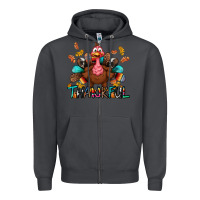 Smoke Thankful Zipper Hoodie - BundleAndBundleShop