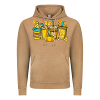 Vintage Camel Childhood Cancer coffee cups yellow ribbon Vintage Hoodie - NancyCooperArtShop