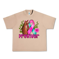 Burro Previvor Breast Cancer Urban Heavy Tee - NancyCooperArtShop