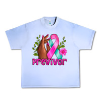 Grape Ice Previvor Breast Cancer Urban Heavy Tee - NancyCooperArtShop