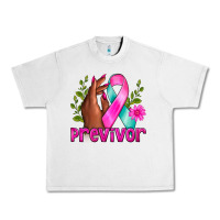 Lunar Rock Previvor Breast Cancer Urban Heavy Tee - NancyCooperArtShop