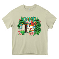 Mossy camp life Heavy Core Tee - MaliasSmallBusiness
