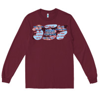 Burgundy mom vocabulary libbey glass Long Sleeve Tee - TumblerDesignByShophia
