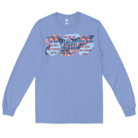 Colony Blue mom vocabulary libbey glass Long Sleeve Tee - TumblerDesignByShophia