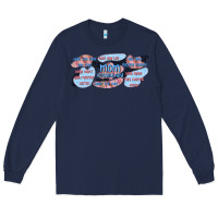 Navy mom vocabulary libbey glass Long Sleeve Tee - TumblerDesignByShophia