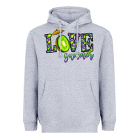 Heather Grey love summer Heavyweight Hoodie - CowhideDigitalArt