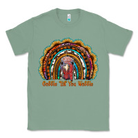 Sage gobble till you wobble thanksgiving rainbow Classic Tee - RanaPortraitStore