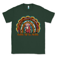 Sports Green gobble till you wobble thanksgiving rainbow Classic Tee - RanaPortraitStore