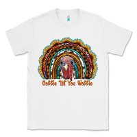 White gobble till you wobble thanksgiving rainbow Classic Tee - RanaPortraitStore