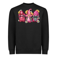 Black breast cancer gnomes Heavyweight Sweatshirt - FaDigitalArtStudio