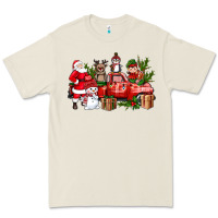 Bone Santa Snowman Reindeer Penguin Elf Christmas Truck Premium Tee - BundleAndBundleShop