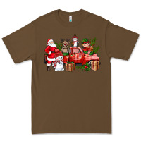 Cacao Santa Snowman Reindeer Penguin Elf Christmas Truck Premium Tee - BundleAndBundleShop
