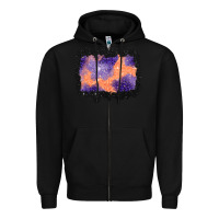 Black halloween spider web background Zipper Hoodie - BundleAndBundleShop
