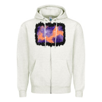 Oatmeal Heather halloween spider web background Zipper Hoodie - BundleAndBundleShop