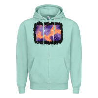Halloween Spider Web Background Zipper Hoodie | Teevron