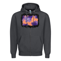 Smoke halloween spider web background Zipper Hoodie - BundleAndBundleShop