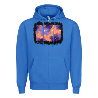 True Royal halloween spider web background Zipper Hoodie - BundleAndBundleShop