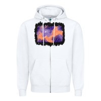 White halloween spider web background Zipper Hoodie - BundleAndBundleShop