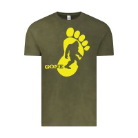 Vintage Olive bigfoot Vintage Tee - artisFamous