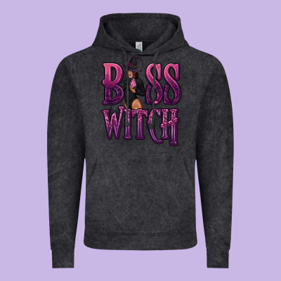 Boss Witch Vintage Hoodie Designed By Texasbilliewilder
