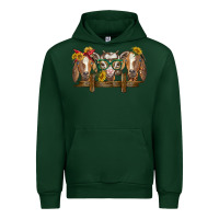 Forest Green western goats Urban Hoodie - BarkalooDesign