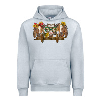 Heather Grey western goats Urban Hoodie - BarkalooDesign