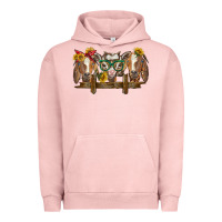 Pigment Salmon western goats Urban Hoodie - BarkalooDesign